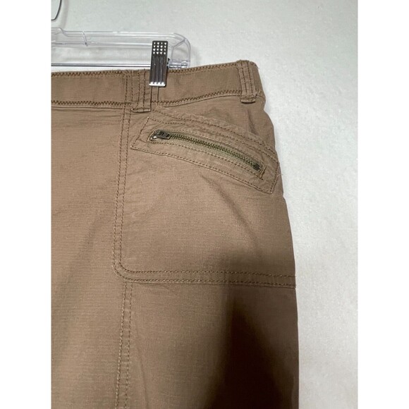 Chicos Womens Brown Pants Size 3 or XL Neutral Everyday Capsule Comfort Flowy - Picture 3 of 10